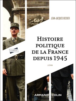 cover image of Histoire politique de la France depuis 1945